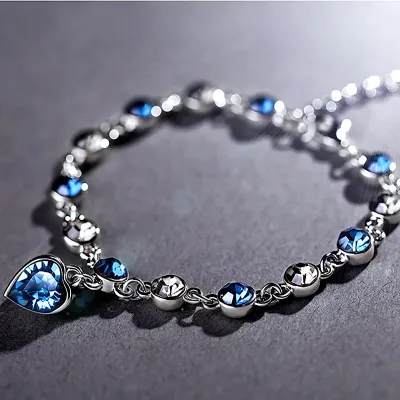 Classic Blue Crystal Zircon Bracelets